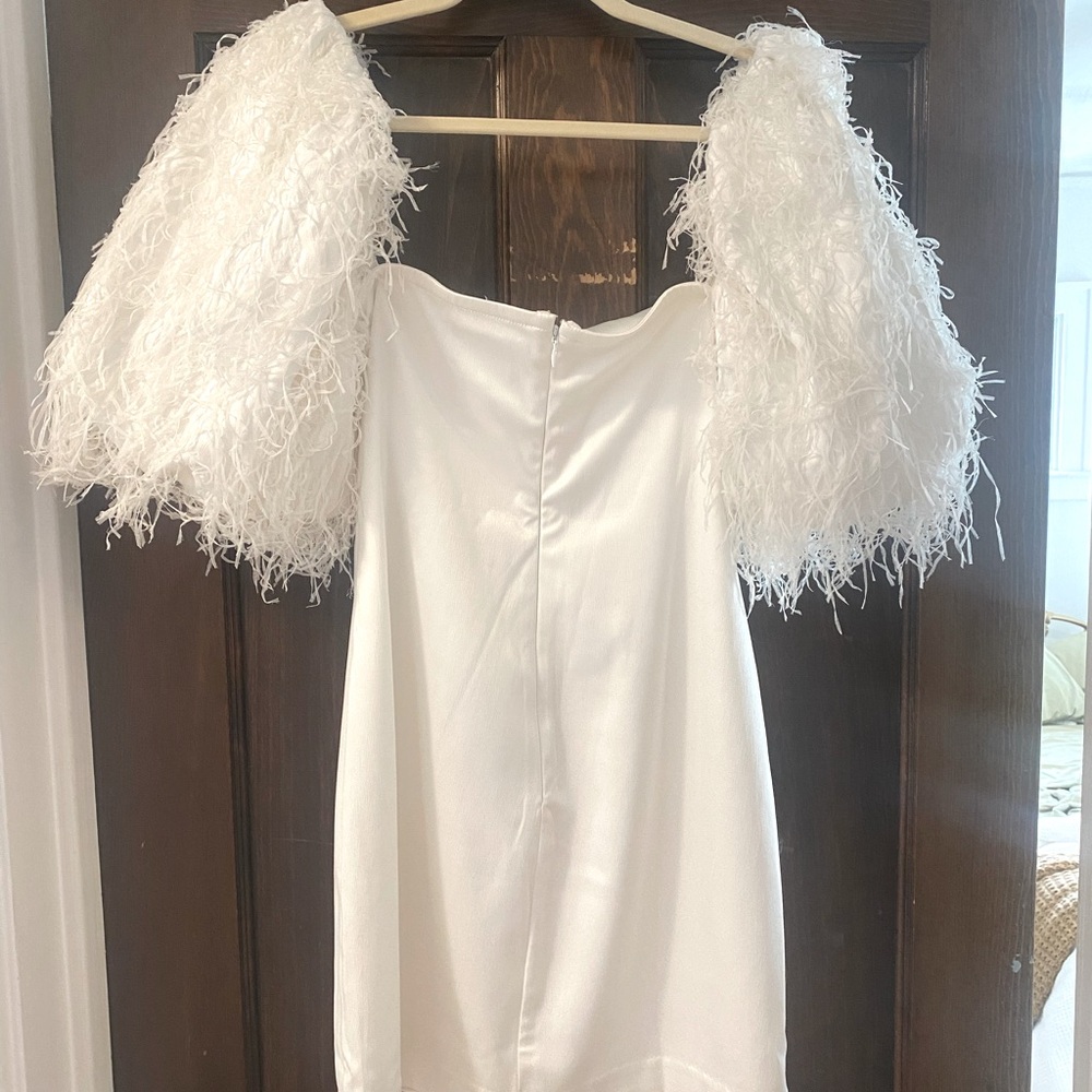BHLDN Nellie Square-Neck Mini dress
